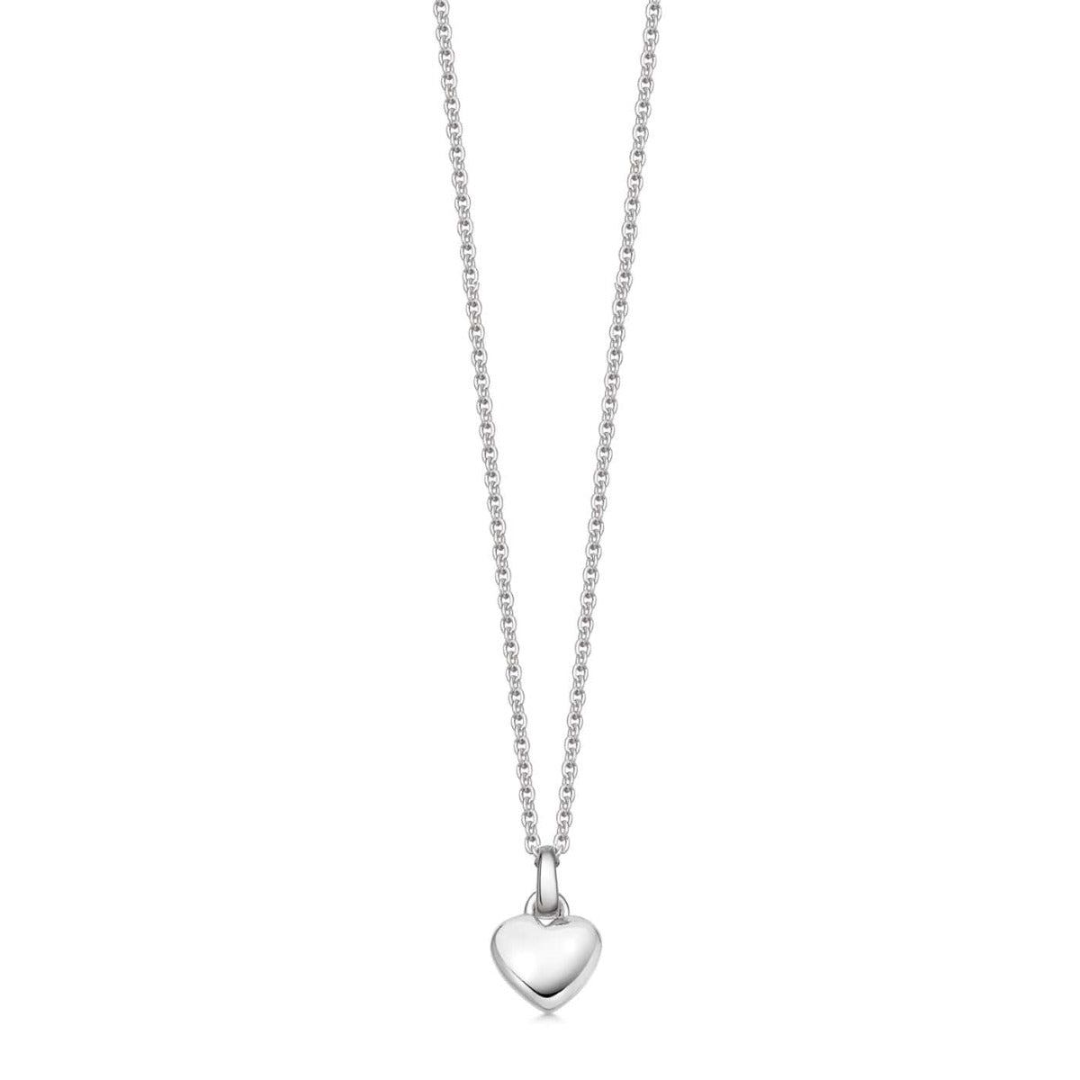 Sterling Silver Mini Heart Pendant - hersey-and-son