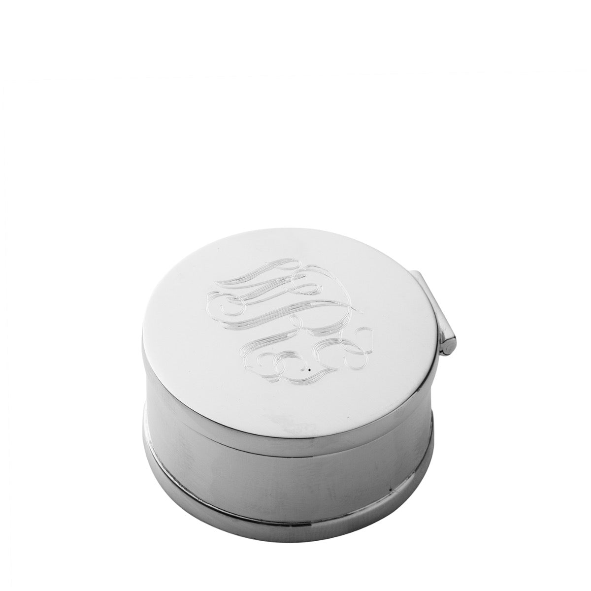 Sterling Silver Box - Engraved Monogram | Hallmarked | Hersey & Son ...