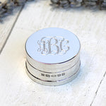 Silver Monogrammed Box - hersey-and-son