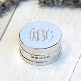 Silver Monogrammed Box - hersey-and-son