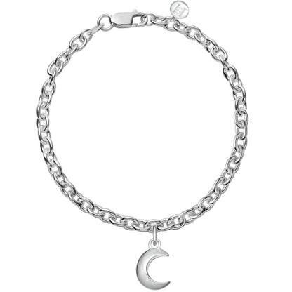 Silver Moon Bracelet 