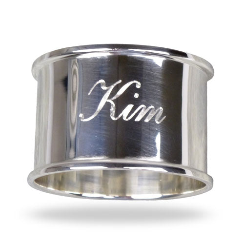 Silver Napkin Ring - Engraved