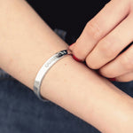 Open Silver Bracelet - Charles III Coronation Hallmarks - hersey-and-son