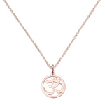 Rose Gold Plated Om Symbol Pendant - hersey-and-son