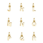 Sterling Silver and 18ct Gold plated Initial Charm - hersey-and-son
