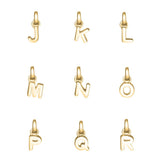 Sterling Silver and 18ct Gold plated Initial Charm - hersey-and-son