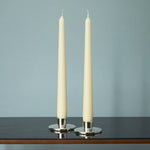Modern Silver Candlestick Holder - hersey-and-son