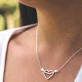 Silver Heart and Arrow Necklace - hersey-and-son
