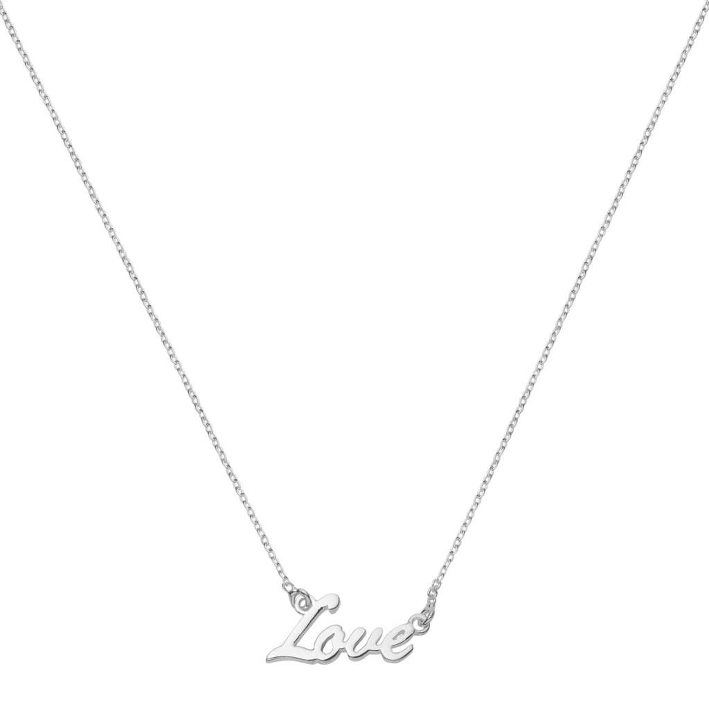 Silver Love Necklace