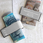 Heavy Silver Money Clip - hersey-and-son