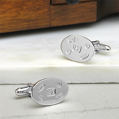 Hallmark Feature Oval Cufflinks