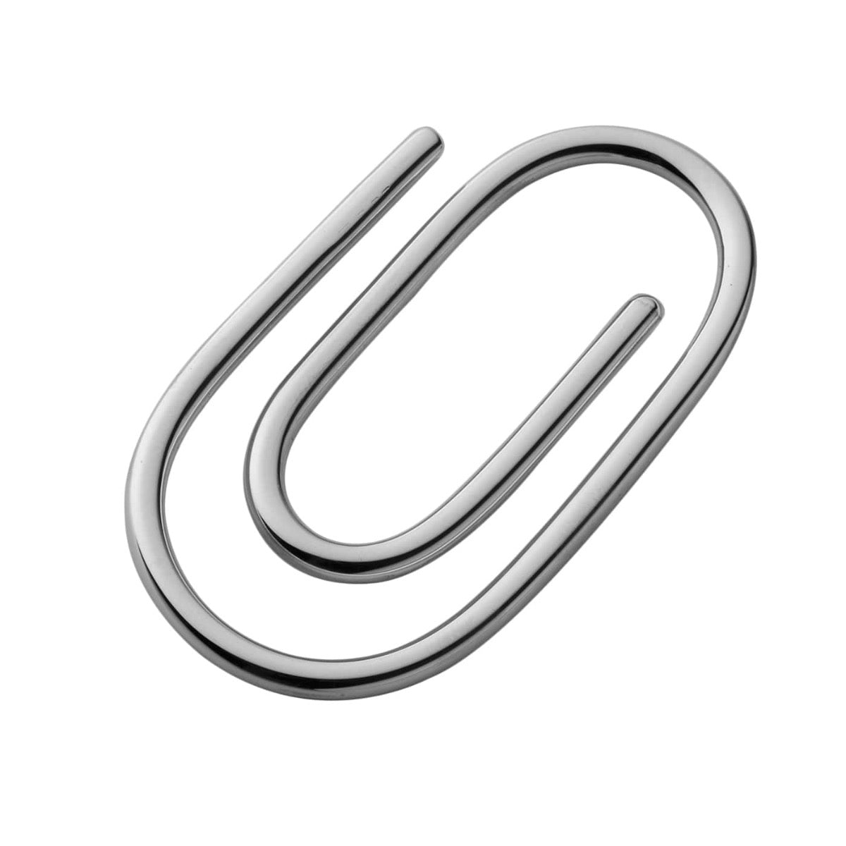 Silver Paperclip Money Clip