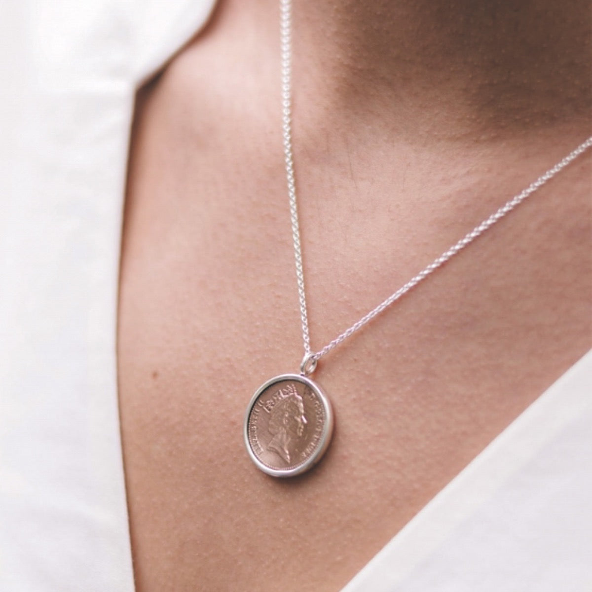 Sterling Silver Lucky Penny Pendant