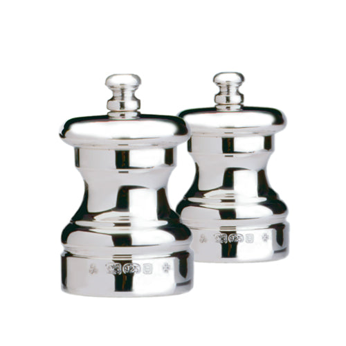 Silver Capstan 63mm Saltmill - hersey-and-son
