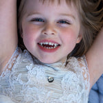 Child's Silver Pebble Pendant - hersey-and-son