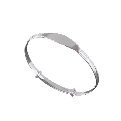 Childs Retro Expanding Silver Bracelet
