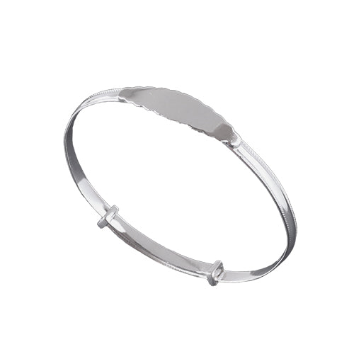Childs Retro Expanding Silver Bracelet