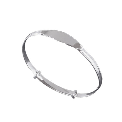 Childs Retro Expanding Silver Bracelet