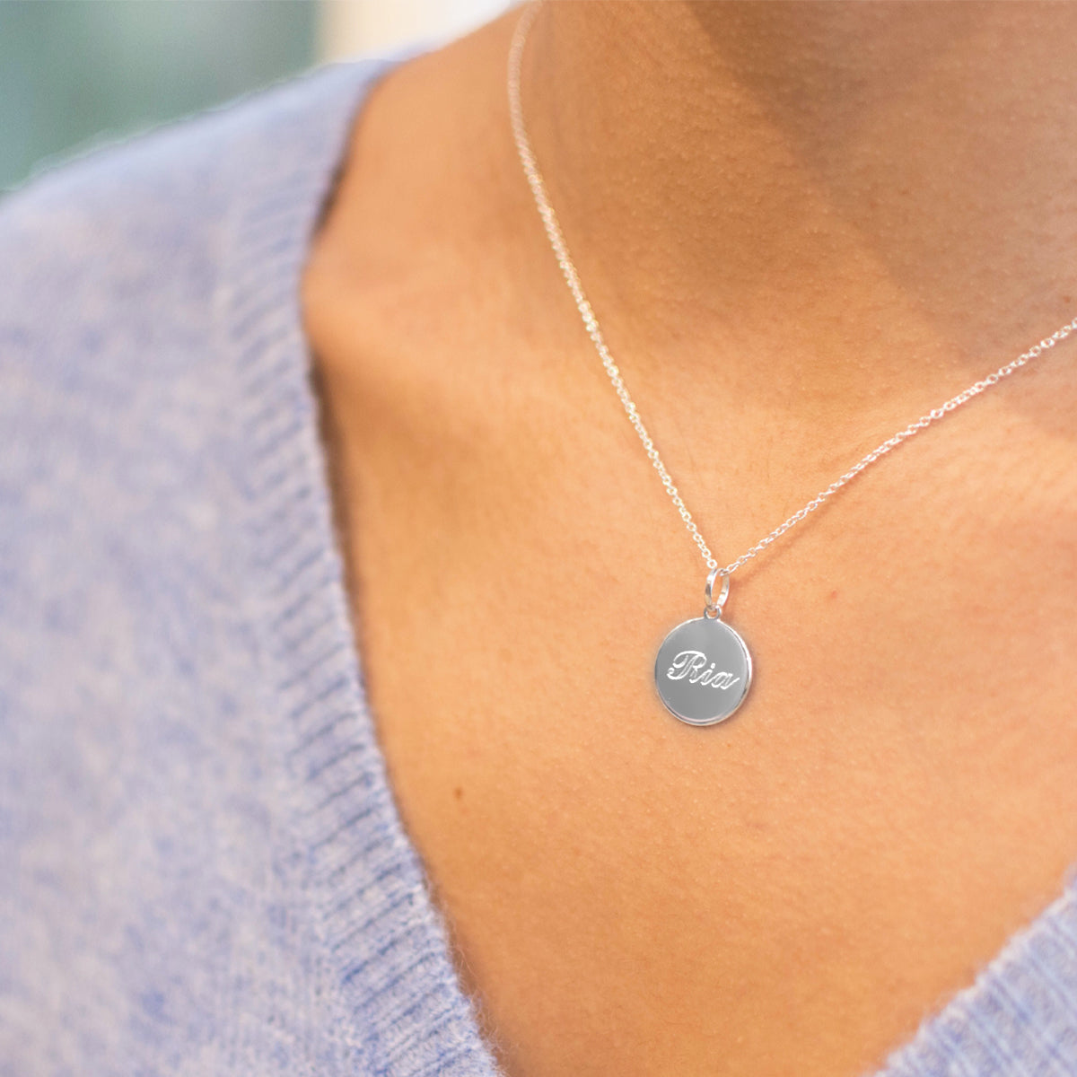 Silver pendants to engrave deals