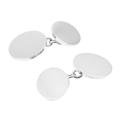 Classic Round Chain Cufflinks