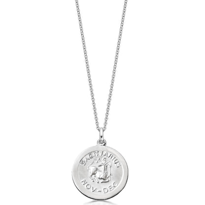 Silver zodiac pendant