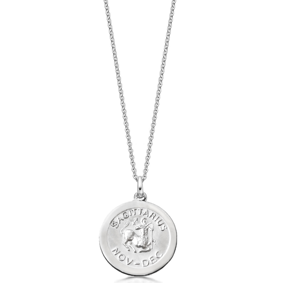 Mens silver sales medallion necklace