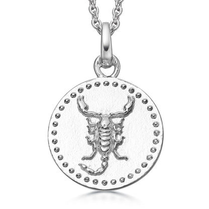 Sterling Silver Scorpio Pendant