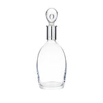 Deluxe Silver Plain Coaster and Silver Mounted Crystal Decanter - hersey-and-son