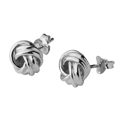 Silver Love Knot Earrings