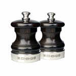 Silver & Blackwood Capstan 63mm Saltmill - hersey-and-son