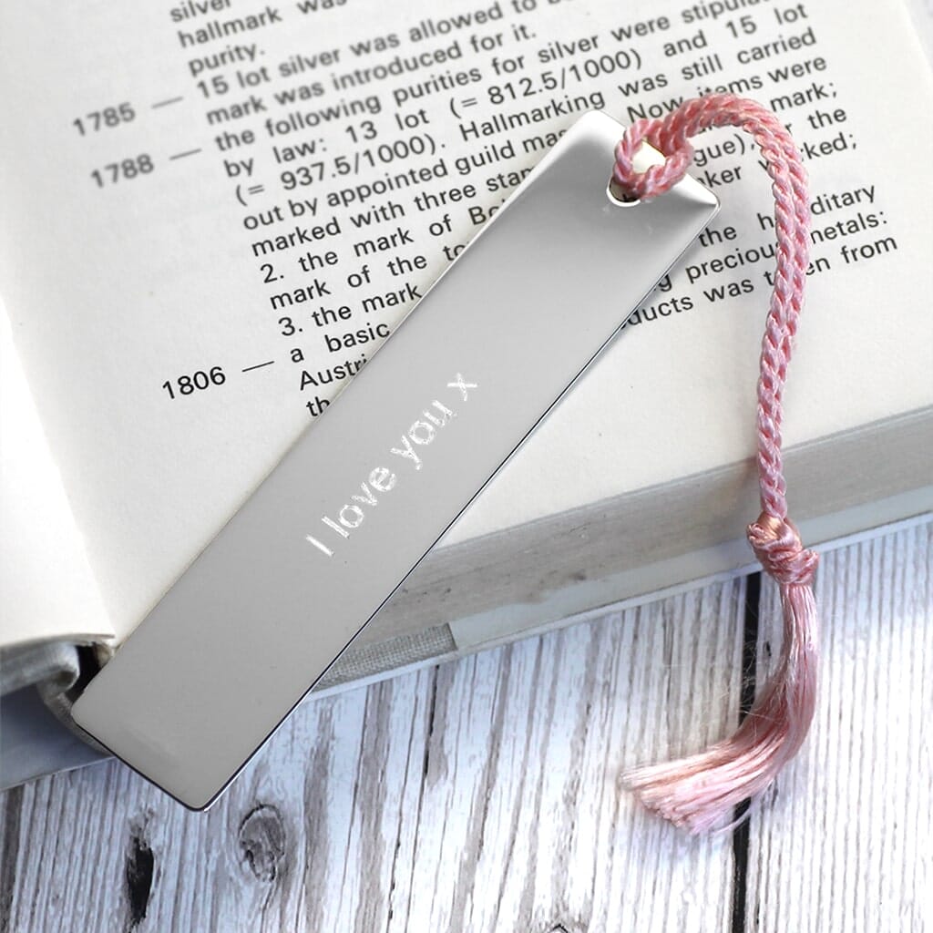 Silver Rectangular Bookmark hersey-and-son 