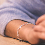 Silver Charm Bracelet - hersey-and-son