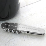 Silver Corkscrew & Penknife - hersey-and-son