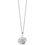 Sterling Silver Daisy Necklace - hersey-and-son