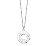 Sterling Silver Torus Necklace - hersey-and-son