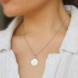 Silver Happy Face Necklace - hersey-and-son