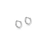 Mens 2mm Silver Huggie Hoop Earring - hersey-and-son