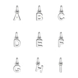 Sterling Silver Mini Initial Charms - hersey-and-son