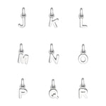 Sterling Silver Mini Initial Charms - hersey-and-son