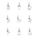Sterling Silver Mini Initial Charms - hersey-and-son