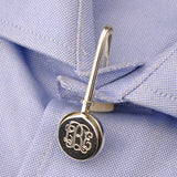 Silver Monogram Napkin Hook - hersey-and-son
