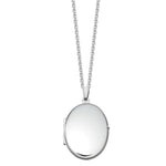 Sterling Silver Oval Locket 2 - hersey-and-son