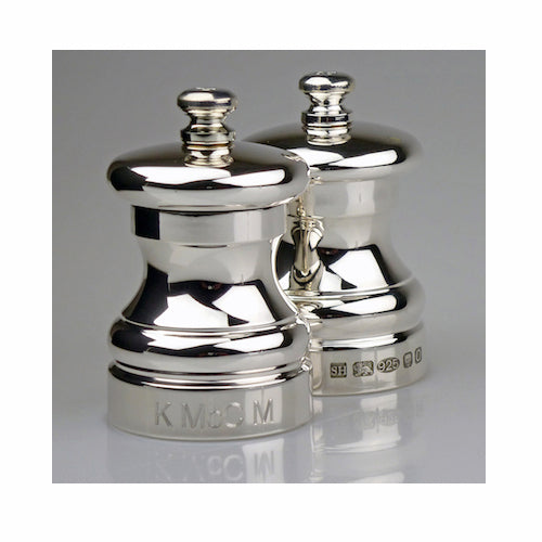 Silver Capstan 63mm Saltmill - hersey-and-son