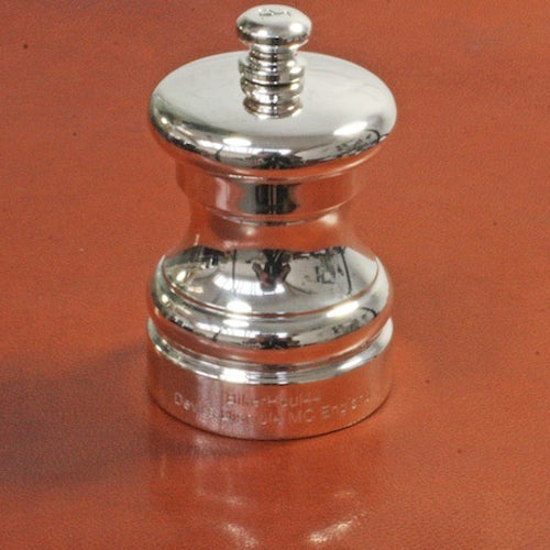 Silver Capstan 63mm Peppermill Engraved