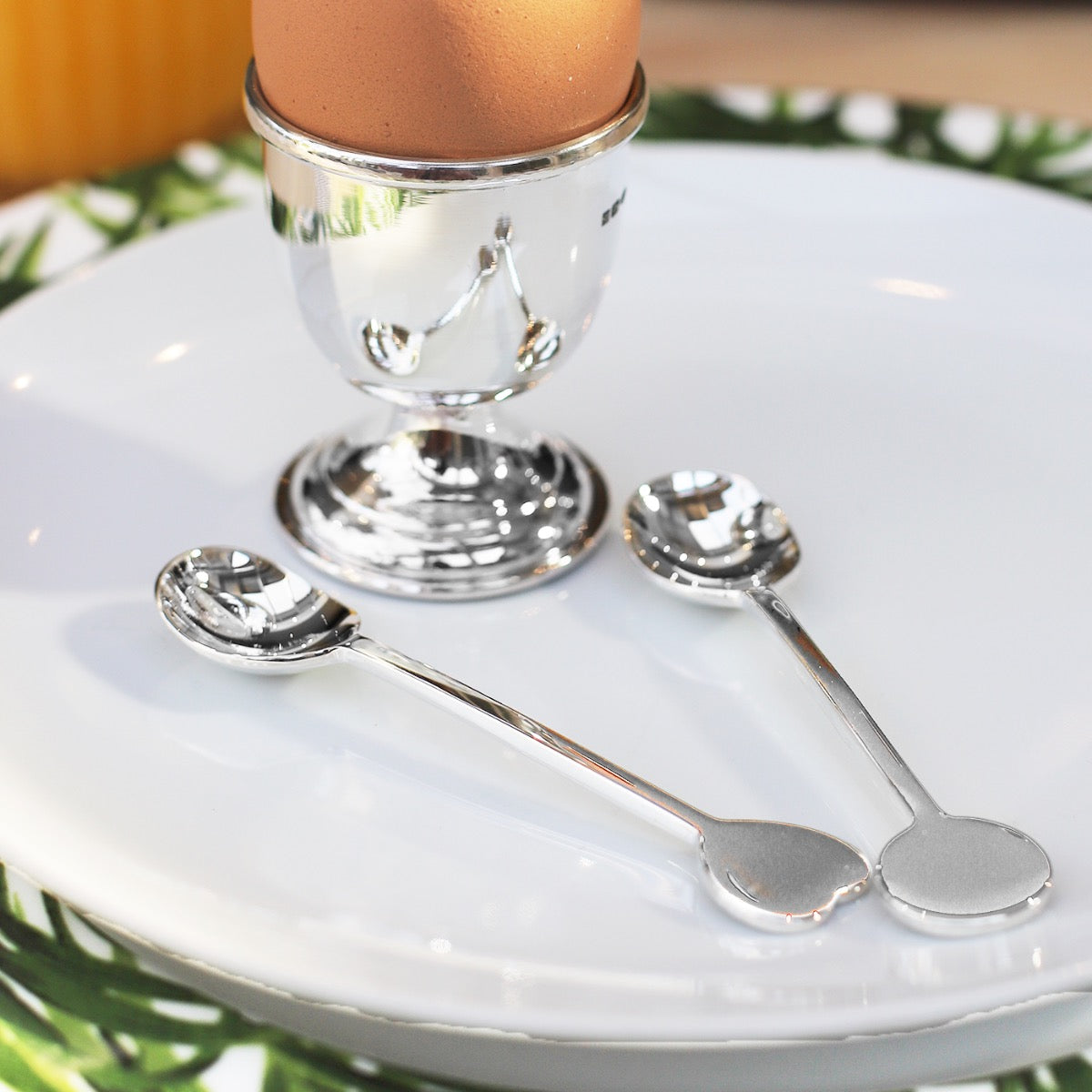 Sterling Silver Heart Spoon - hersey-and-son