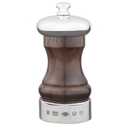 Silver and Rosewood Peppermill