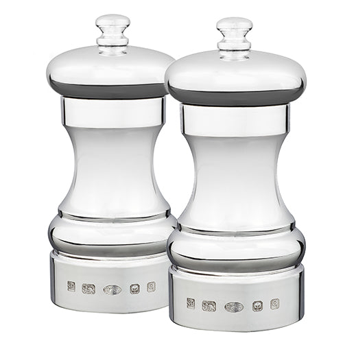 Silver Capstan 4-inch Peppermill - hersey-and-son