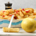 Solid Silver Chip Fork - hersey-and-son