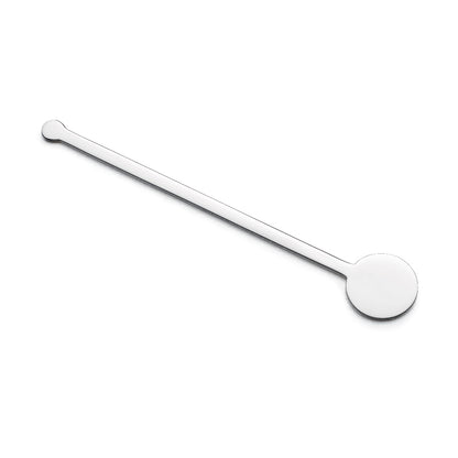 Silver cocktail stirrer