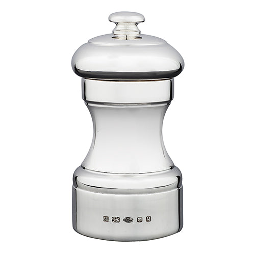 Silver Peugeot Saltmill - 4 inches - hersey-and-son